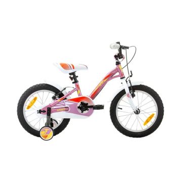 Bicicleta pentru fete Max Bike Sprint Alice 16 inch Roz Pastel