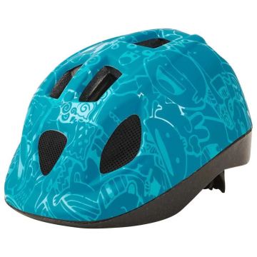 Casca de protectie Premium Max Bike Headgy S(46-53 cm) Emoticoane, Albastru