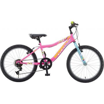 Bicicleta Copii Booster Plasma - 20 Inch, Roz-Albastru