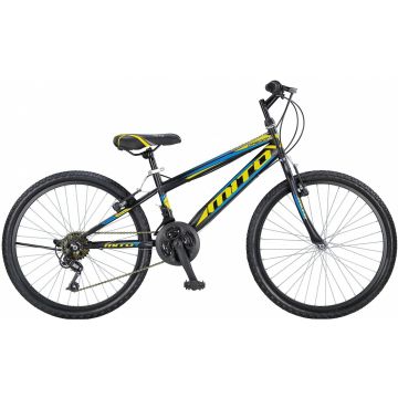 Bicicleta MTB-HT 24   MITO Oregon, negru galben