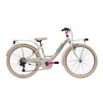 Bicicleta Adriatica CTB, Roti 24inch, Frana V-brake (Alb)