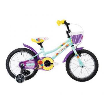 Bicicleta Copii DHS 1602, Roti 16inch, Frane V-Brake (Multicolor)