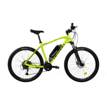 Bicicleta Electrica Devron Riddle M1.7, roti 27.5 Inch, cadru 520 mm, motor 250W, baterie 36V/10.4Ah, viteza 25km/h, autonomie 50-70km (Verde)