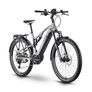 Bicicleta Electrica Oras Raymon CrossRay FS E 5.0 - 27.5 Inch, L, Gri - Deore