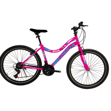 Bicicleta MTB Belderia Rose, culoare roz, roata 24