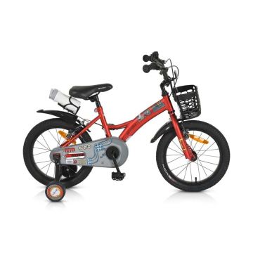 Bicicleta pentru baieti 16 inch Byox Robo Rosu