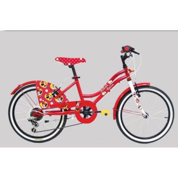 Denver - Bicicleta cu pedale , Minnie Mouse, 20 , Rosu