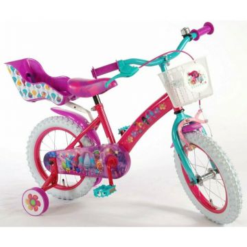 EandL Cycles - Bicicleta cu pedale , Trolls, 16 , Multicolor
