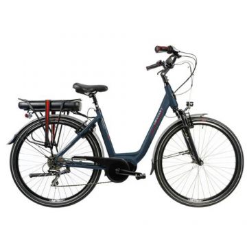 Bicicleta electrica Devron 28414, 28 Inch, 460mm (Albastru)