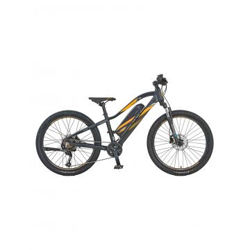 Bicicleta Electrica Devron 51721 - 24 Inch, 340 mm, Negru