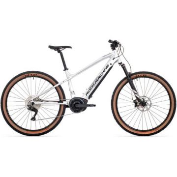 Bicicleta Electrica Rock Machine Torrent e70-29 B, roti 29inch cadru 19.0inch L, autonomie 125km, motor 250W, baterie 36V/625 Wh (Argintiu)