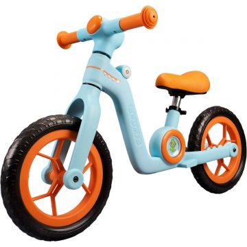 Bicicleta fara pedale, Action One Little Dino, 12 inch, Blue