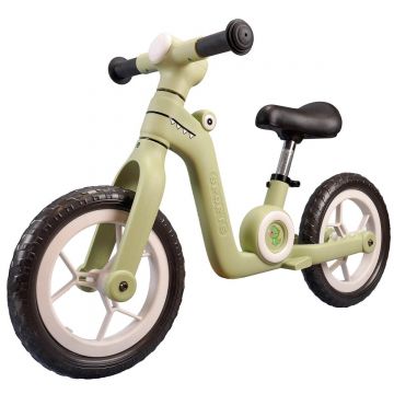 Bicicleta fara pedale, Action One Little Dino, 12 inch, Verde