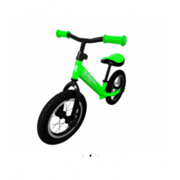 Bicicleta fara pedale cu roti gonflabile R2 R-Sport verde