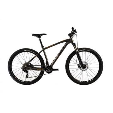 Bicicleta Mtb Devron Vulcan UNI 1.7, roti 27.5 Inch, cadru aluminiu S, frane hidraulice pe disc, Gri