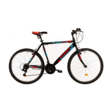 Bicicleta Mtb Dhs 2603, roti 26 Inch, cadru otel 430 mm, 18 viteze, Negru