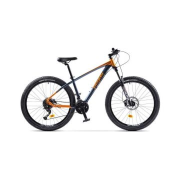 Bicicleta MTB Pegas Drumet S DRUMETS9S2752PG, 27.5'', Albastru-Portocaliu