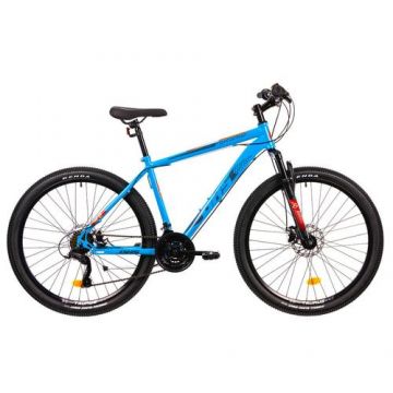 Bicicleta Mtb Terrana 2705, roti 27.5 Inch, cadru otel S, franare pe disc, 21 viteze, Albastru