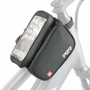 Borseta de cadru bicicleta P2R Twinner ELS, Gri