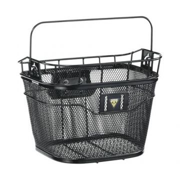 Cos fata e-bike Topeak Basket TB2011-B, Capacitate 16 L, 35 x 26 x 25 cm, Negru