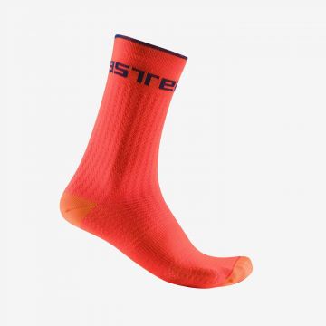 Sosete Castelli Distanza 20 Portocaliu Briliant L/XL 40-43