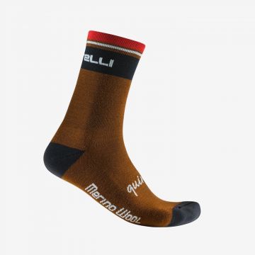 Sosete Castelli Quindici Soft Merino Maro L/XL 40-43