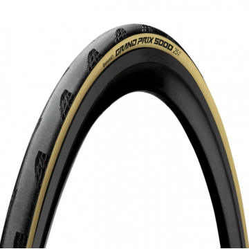 Anvelopa pliabila Continental Grand Prix 5000 AllSeason 28-622 (28 x 1 5/8 x 1 1/8) negru/crem