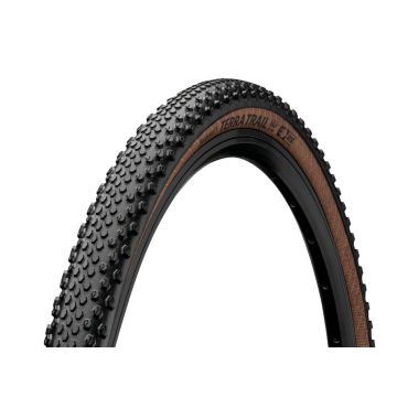 Anvelopa pliabila Continental Terra Trail Shieldwall SL 45-622 (28 x 1.70) negru/maro