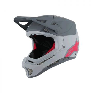 Casca Alpinestars Missile Tech Racer Helmet Light Gray Dark Gray Matt L