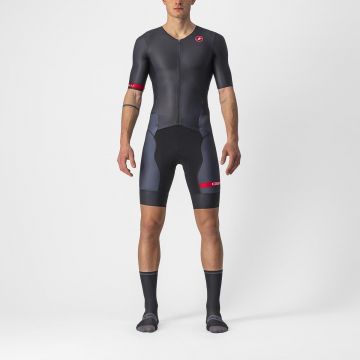 Costum de triatlon cu maneca scurta Castelli Free Sanremo SS Negru XS