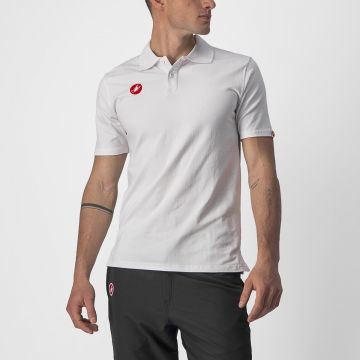 Tricou polo Castelli Race Day Alb L