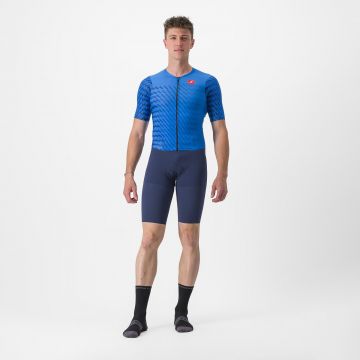 Costum de triatlon cu maneca scurta Castelli PR 2 Speed Albastru/Bleumarin L