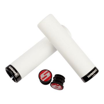 Mansoane Sram Locking Grips Foam 129 Wht/Black