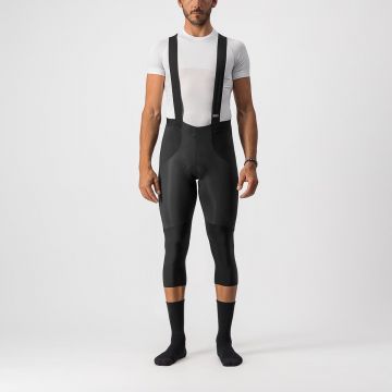 Pantaloni trei sferturi cu bretele Castelli Sorpasso RoS Negru L