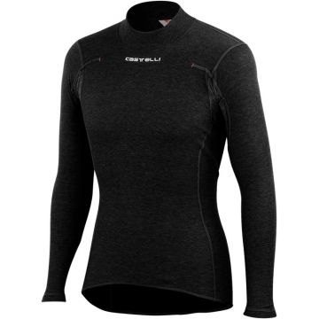 Bluza de corp cu maneca lunga Castelli Flanders Warm LS Negru S