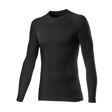 Bluza de corp cu maneca lunga Castelli Seamless Base Layer LS Negru S/M