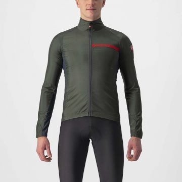 Jacheta de vant Castelli Squadra Stretch Kaki XL