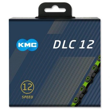 Lant KMC DLC, 12 Viteze, 126 Zale, Negru/Galben