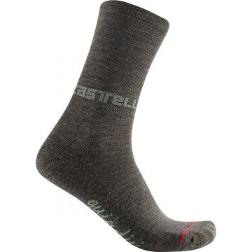 Sosete Castelli Quindici Soft Merino W de dama Kaki S/M 35-38