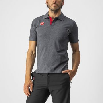 Tricou polo Castelli Race Day Gri L