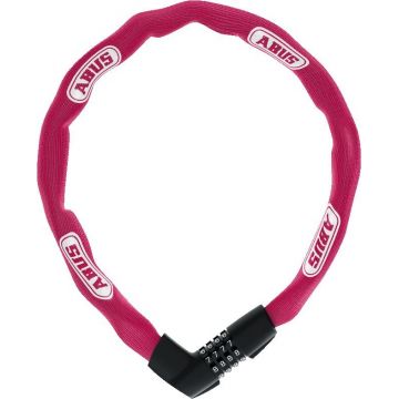 Abus - antifurt bicicleta - lant cu cifru - Tresor 1385/75 - cherry