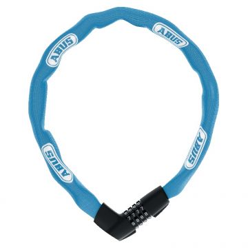 Abus - antifurt bicicleta tip lant cu cifru - Tresor 1385/85 - albastru aqua