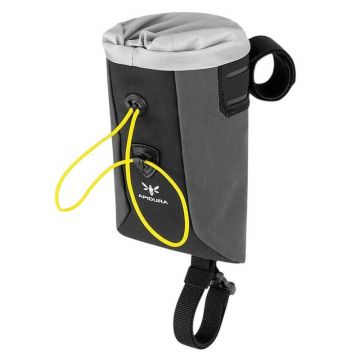 Apidura - geanta ghidon bicicleta Backcountry 2.0 Food Pouch 0.8 litri - gri negru