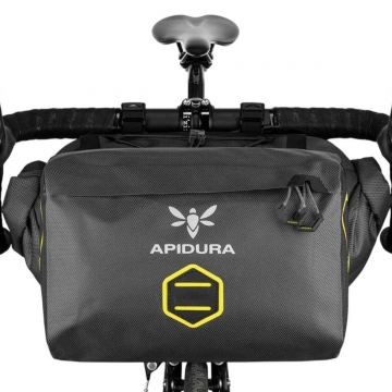 Apidura - geanta mica ghidon bicicleta Expedition Accessory Pocket 4.5 litri - negru gri