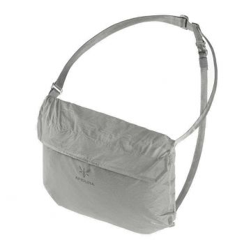 Apidura - geanta pliabila din material rezistent apa, depozitare pe cadrul bicicletei Packable Musette (7L) - gri deschis