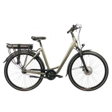 Bicicleta Electrica Corwin 28326, roti 28 Inch, cadru 530mm, 7 Viteze, motor 250 W, Gri