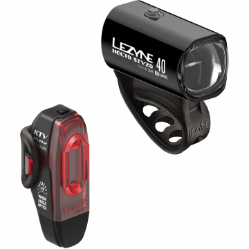 Lezyne - Hecto - set Lumina fata/spate - 40Lux /11Lumen