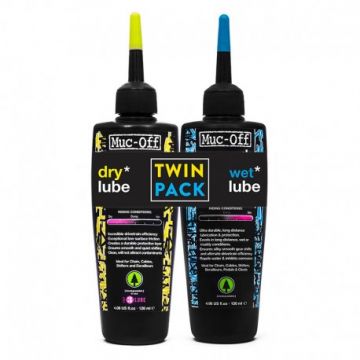 Muc-Off - Set uleiuri lant bicicleta Wet and dry - 120ml