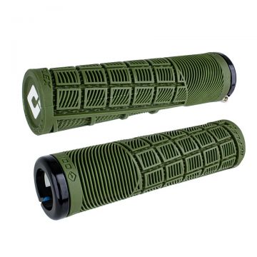 Odi - mansoane ghidon bicicleta Reflex XL Lock-On grips 135mm - verde army