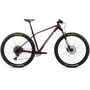 Orbea ALMA H11 Metallic Dark Red - Chic White (Gloss) - măsura S - bicicletă MTB XC hardtail